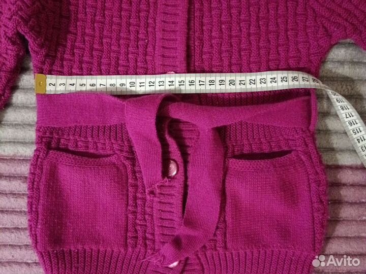 Теплая кофта для девочки