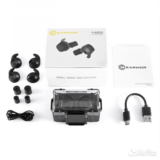 Активные беруши наушники для стрельбы Earmor M20