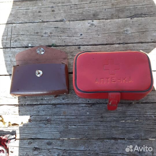 Кабура на велосипед и аптечка автомобильная СССР