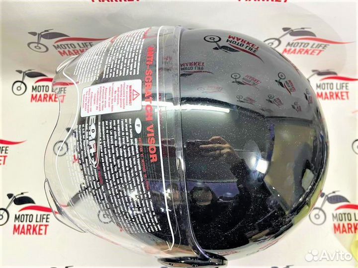 Шлем открытый Yamapa черный M-611