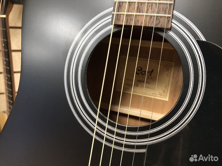 Акустическая гитара Cort ad 810 BKS +Чехол