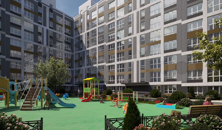 1-к. квартира, 40,5 м², 1/9 эт.