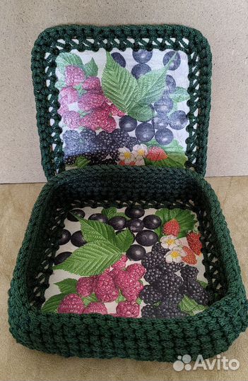 Корзина плетеная для хранения