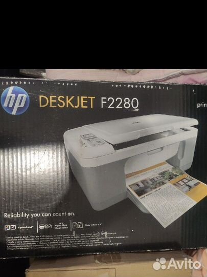 Принтер/сканер HP Deskjet F2280 струйный чб/цв