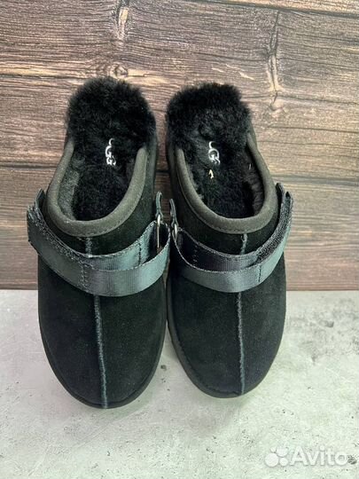 Мюли Ugg на платформе с мехом