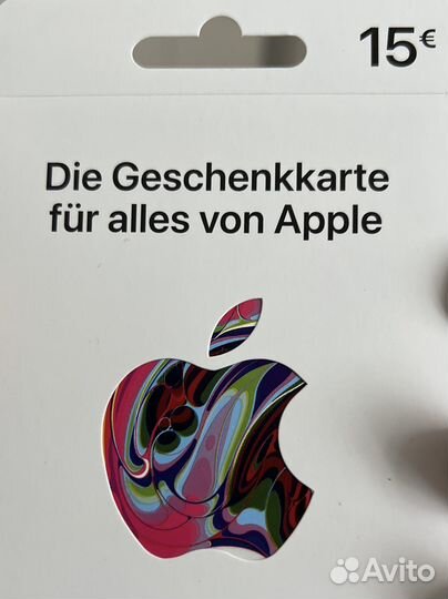 Itunes gift card Austria 15 Eur