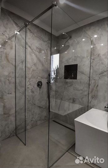 Душевая перегородка из стекла