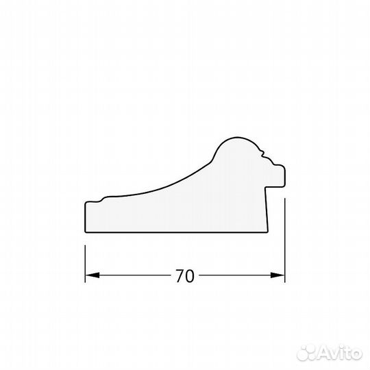 Зеркало Evoform Exclusive 73х53 BY 3381 с фацетом