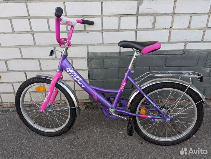 Детский велосипед двухколёсный NovaTrack Vector18'