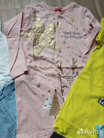 Пакет вещей на девочку 116-122 р