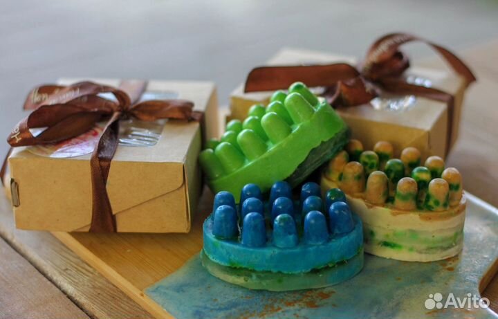 Массажное мыло ручной работы