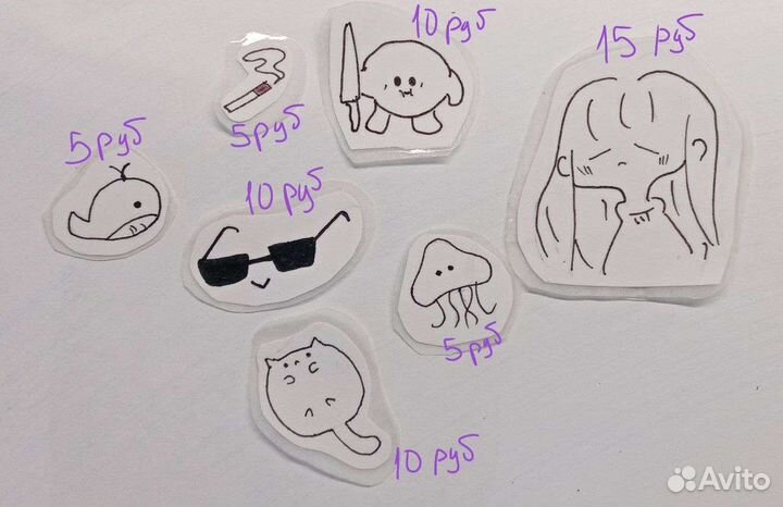 Аниме наклейки