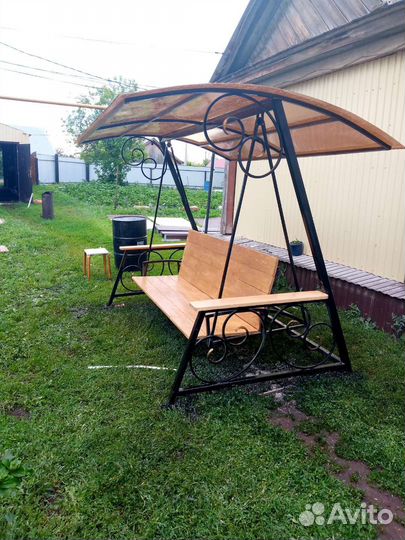 Садовые качели новые,под заказ