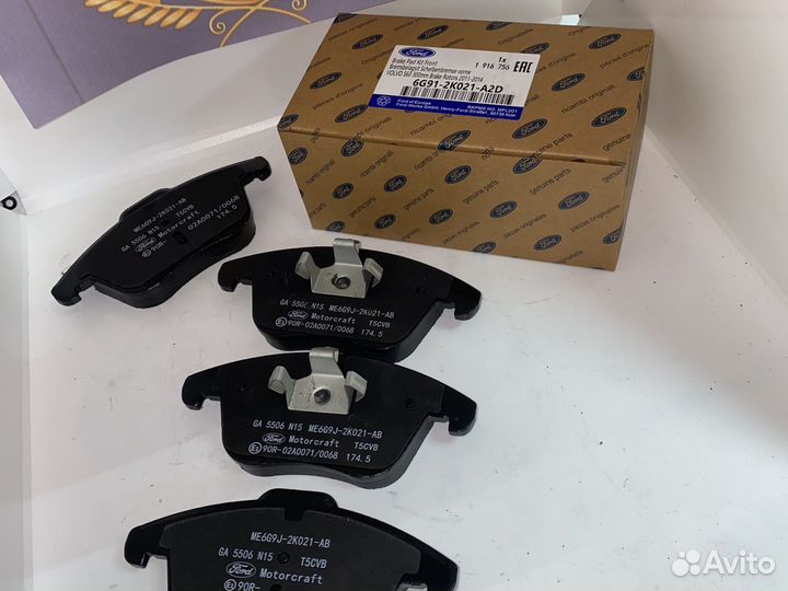 Тормозные колодки Ford mondeo 4 передние Тормозные