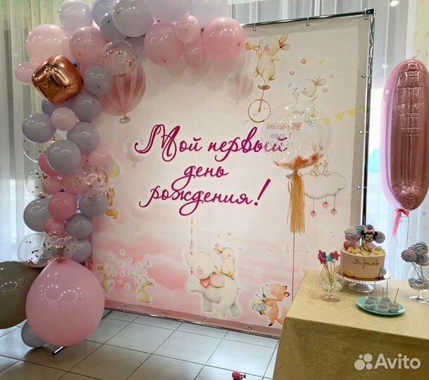 Баннер на день рождения