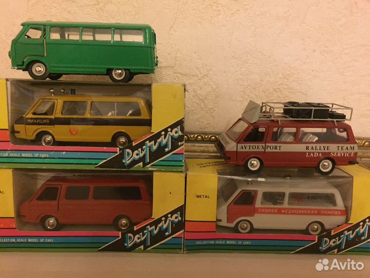 Модели автомобилей 1:43 СССР до 1990 года
