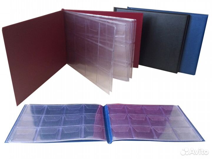 Альбом на 72 ячейки для юбилейных монет СССР