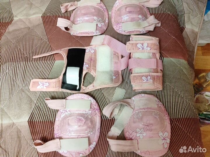 Ролики,шлем,защита,рюкзак,для девочек 34 размер