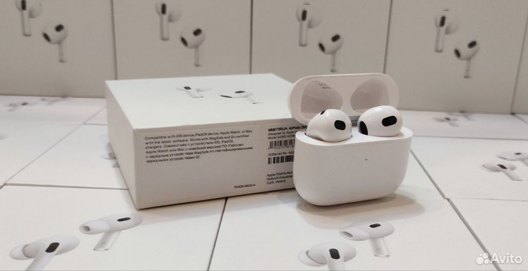 AirPods 3 2024, 1800 отзывов