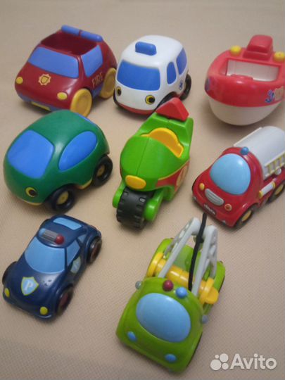 Детские игрушки машинки пакетом 9 штук