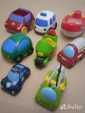 Детские игрушки машинки пакетом 9 штук