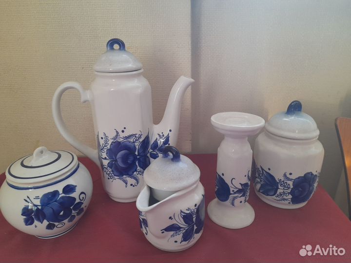 Сервиз Гжель