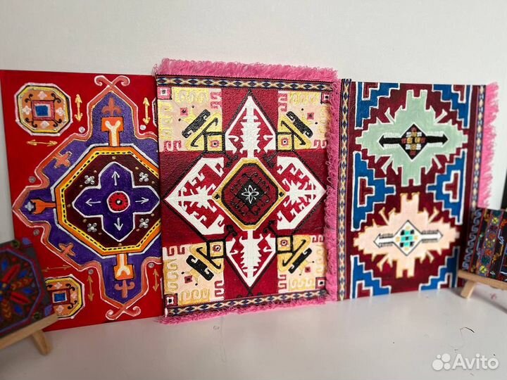 Этно ковры, мини ковры, этно сувенир, подарок