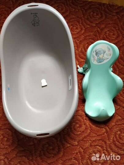 Ванночка для купания с горкой