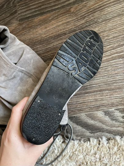 Ботфорты сапоги замшевые женские 38 размер торг