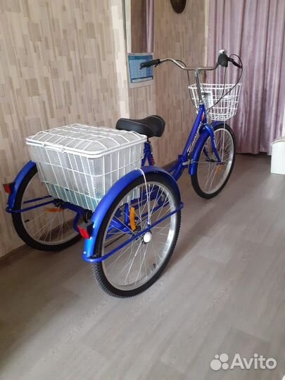 Велосипед трёхколёсный для инвалидов