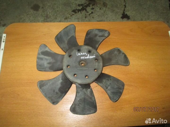 Крыльчатка основного радиатора Chevrolet Lanos