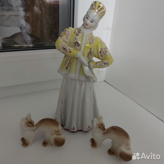 Фарфоровые статуэтки СССР лфз дулево