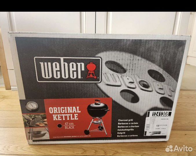 Угольный гриль weber Compact kettle 47 cm