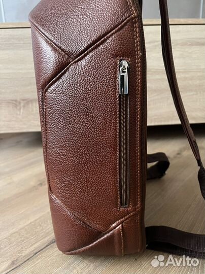 Фоторюкзак из натуральной кожи