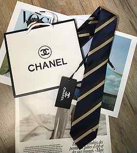Галстук мужской Chanel шелковый Новый(арт.376)