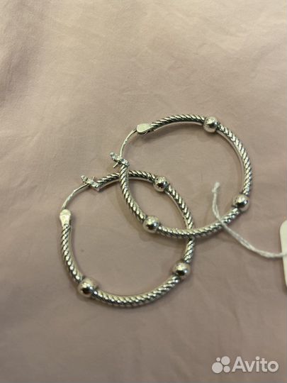 Серьги - кольца Пандора несколько моделей