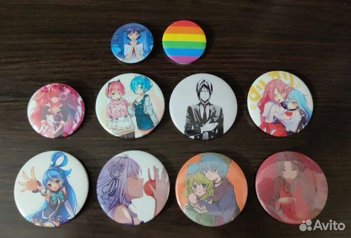 Аниме значки