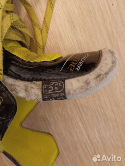 Хоккейные коньки бауэр supreme 38.0