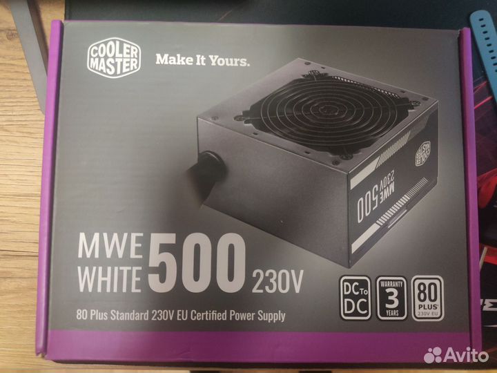 Блок питания Cooler Master MWE 500W - v2