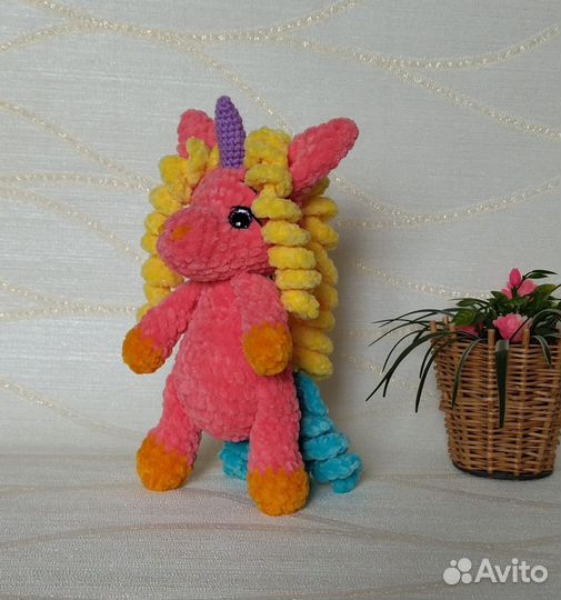 Вязаная игрушка Барашка. Разные цвета и размеры