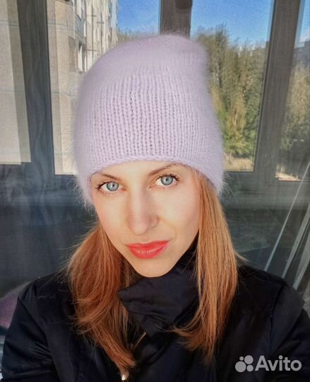 Шапка ручной работы из пуха норки