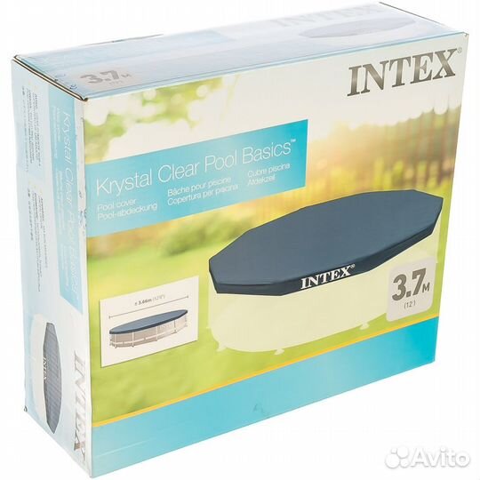 Крышка для каркасного бассейна intex 28031