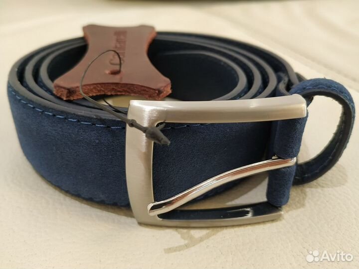 Кожаный замшевый ремень Cantarelli (Италия)