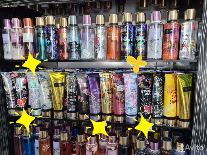 Victoria secret спрей для тела и лосьон