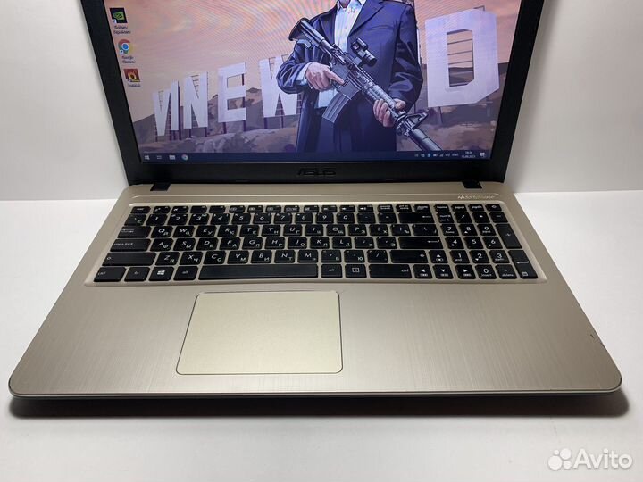 Игровой ноутбук Asus 4ядра/8gb/2видеокарты/ssd512