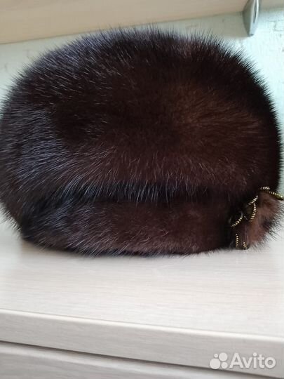 Берет женский норковый