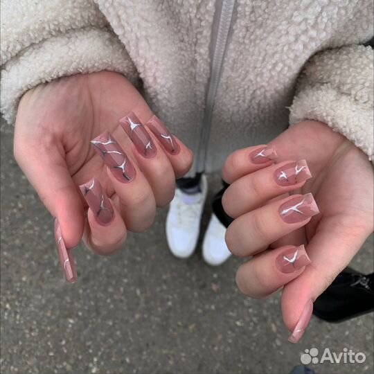 Маникюр. Наращивание ногтей. Гель лак