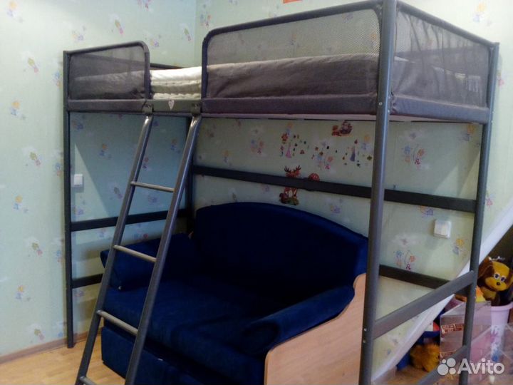 Продам туффинг Каркас кровать-чердак, темно-серый