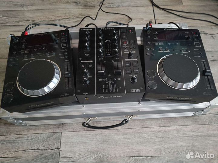 Pioneer cdj-350 djm-350 + оригинальный кофр