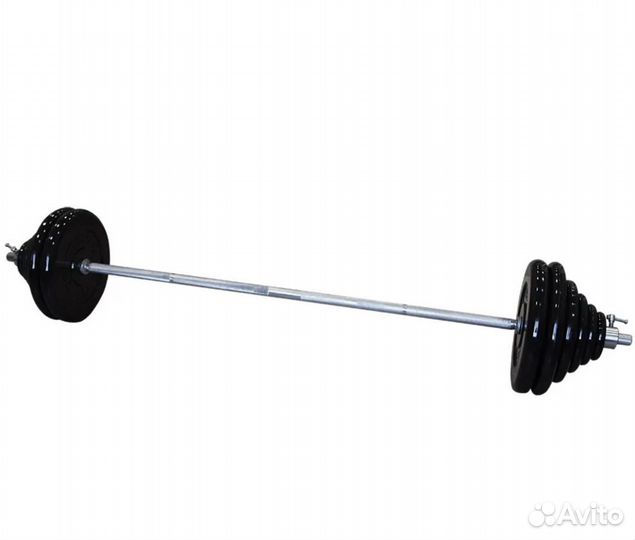 Штанги от 30кг до 170кг обрезиненные Антат